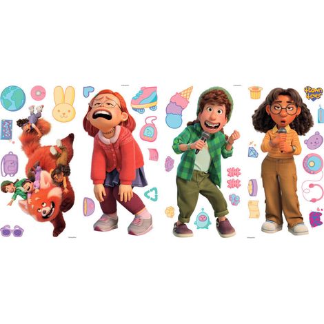 Stickers Muraux Disney Pixar Personnages Alerte Rouge (1/5)