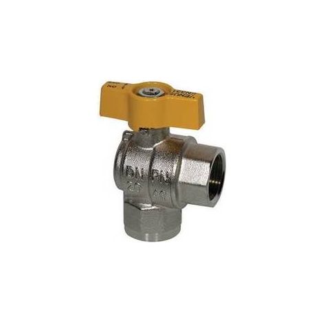 RUBINETTO A SFERA PER GAS SQUADRA FF Misura: 3/4"  DN 20