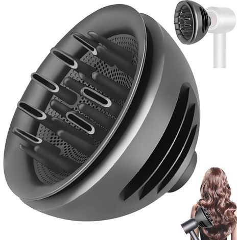 Accessoires de buse de diffuseur pour Dyson Supersonic HD01 HD02 HD03 HD04 HD05 HD07 HD08 HD14 HD15, sèche-cheveux accessoires de diffuseur de vagues et de boucles (1/5)