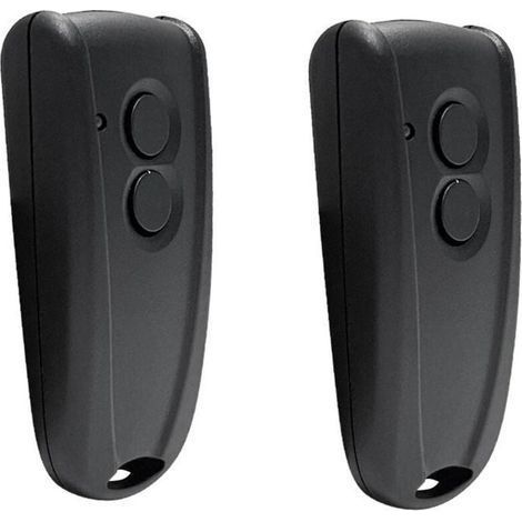 Télécommande de porte de garage 433 MHz 2 pièces, compatible avec la télécommande de porte de volet roulant sans fil à 2 boutons RSE2 RSC2 (1/4)