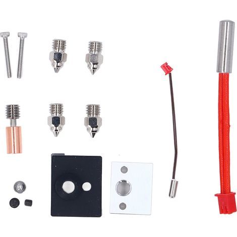 Kit de mise à niveau Hotend anti-chaleur bimétallique avec 4 pièces buses 0.4MM ensemble d'impression haute température 300 ℃ pour Ender 3 S1 Pro (1/5)