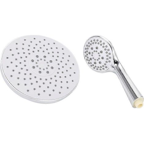 Pommeau de douche à main haute pression + pommeau de douche avec ensemble de jets puissants (1/5)