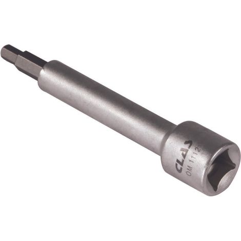 Douille embout héxagonal 8mm L.123mm 1/2" CrV - SA 1172 - CLAS Equipements