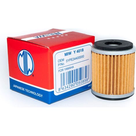 Filtro de aceite MIW de alta eficiencia para Yamaha VP/YP 125 (06-11)