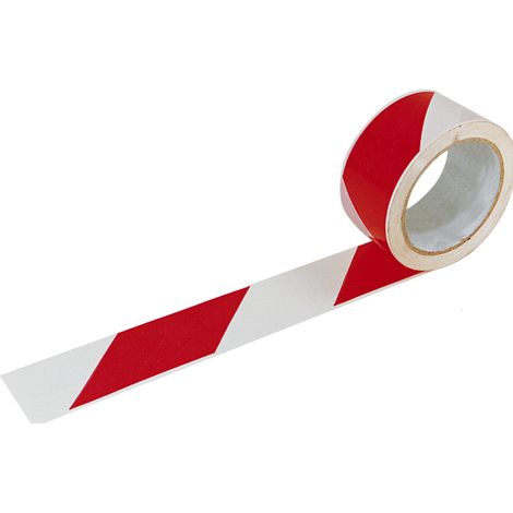 KLEBEBAND TALIAPLAST 66M 50 MM ROT UND WEISS - 540402