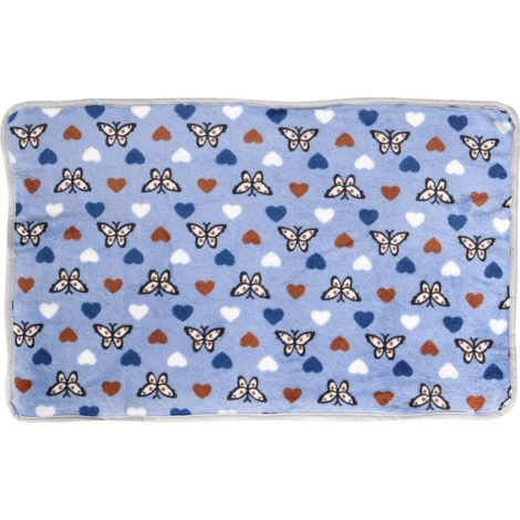 Couverture pour chien Butterfly Dream, bleue, 40x60 cm (1/3)
