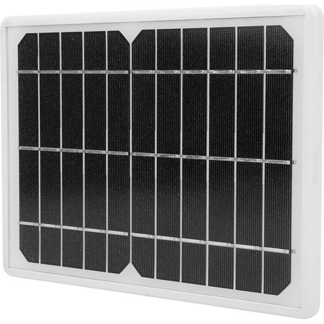 Batterie externe solaire 8W, compatible jusqu'à 6 accus 18650, sans piles incluses, chargeur portable étanche pour camping et randonnée. (1/5)