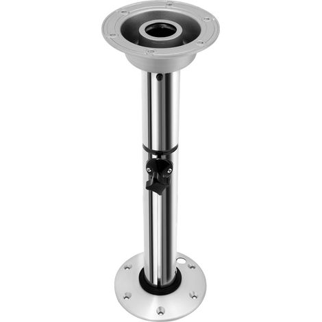 Pieds de table télescopiques en acier inoxydable, pieds de table standard, pieds de table amovibles réglables en hauteur pour yachts, caravanes et camping-cars.