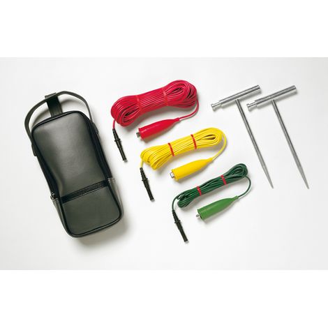 Fluke Kit de Picas y Accesorios Medición Resistencia de Tierra Negro