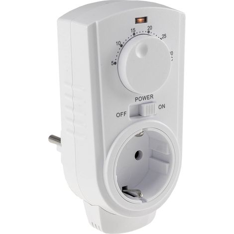 Termostato con presa, max. 3500 W, 230 V, per riscaldamento e dispositivi di raffreddamento (1/3)