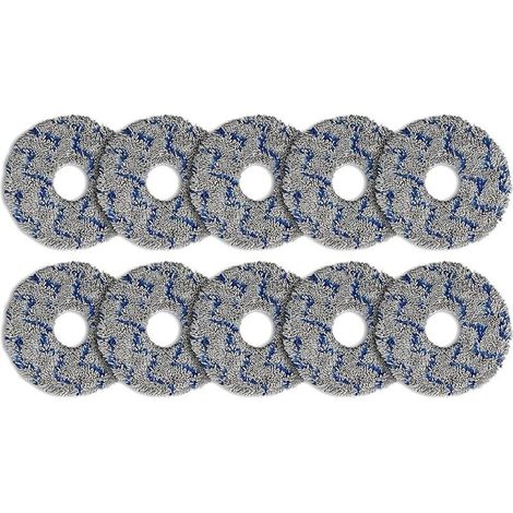 (10 pièces) serpillères lavables pour ECOVACS DEEBOT X5 OMNI/ N30 Pro Omni/ T30 Pro Max/T30 Pro Omni/T30S/ T30S Combo/X2 Omni X2 P