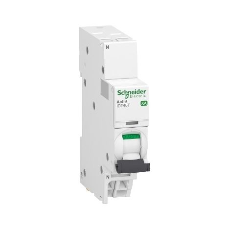 Schneider A9PA2616 Acti9 iDT40 XA - Interruttore modulare - automatico - 1P+N - 16A - Curva C - 4500A/6kA