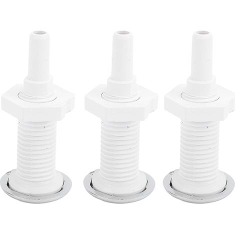 APEX Lot de 3 buses d'air en PVC pour baignoire 30 mm - Buses de rechange pour jacuzzi et piscines