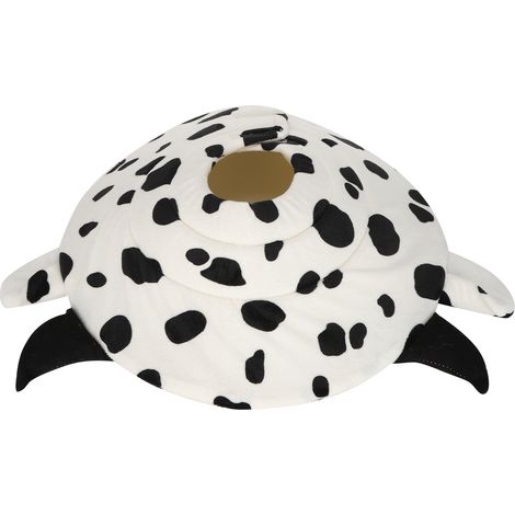 Collier de protection pour chat en forme de vache, souple, pour la cicatrisation chirurgicale, anti-morsure (L) (1/5)