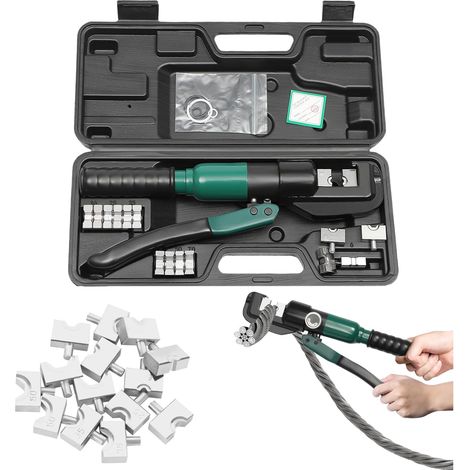 Pince hydraulique manuelle 4 - 70 mm² pince équipée de tubes en aluminium moulés Multi - dimensions, tubes en plastique, tubes PEX