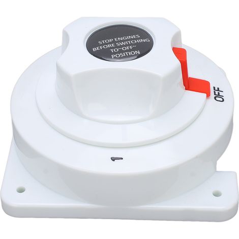 Interrupteur de batterie double 12-32 V, borne en cuivre étamé 3/8 po-16, haute conductivité électrique, pour VR. (1/5)