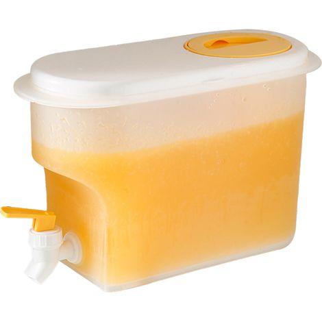 Bouilloire à eau froide de 3,9 L avec robinet, grande capacité, en plastique résistant aux hautes températures, blanche. (1/5)