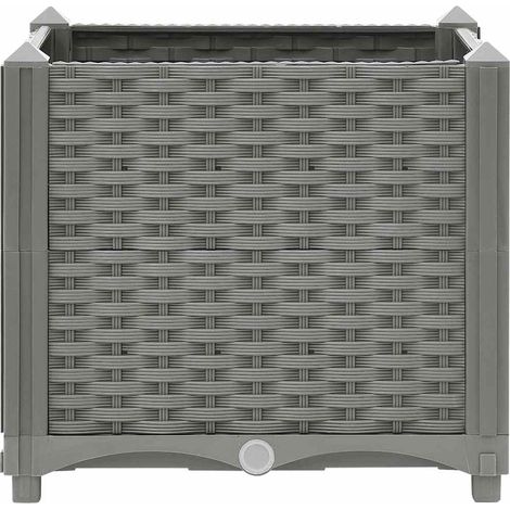 Maison Exclusive - Fioriera Rialzata 40x40x38 cm in Polipropilene (1/5)