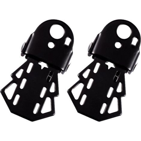 2 universal steel footrests for bicycle axles, foldable footrests for pedals (1/5)