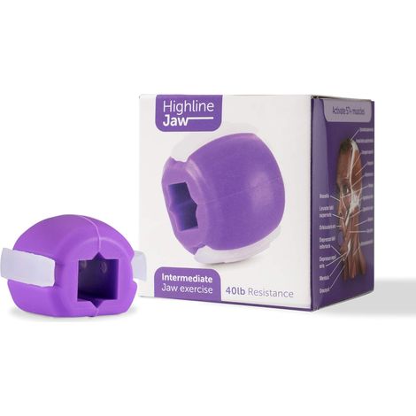 Appareil d'exercice pour la mâchoire, bleu, pour modeler le visage, résistance 18 kg (1/5)