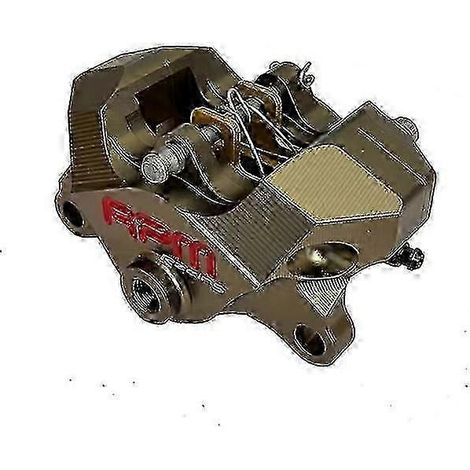 Étrier de frein arrière CNC universel Unique Rpm 84 mm pour moto Ducati Aprilia Suzuki Kawasaki YZF-R1 06-14 GSX-R1000 07-14 ZX-10R 08-10 (Marron) (1/5)
