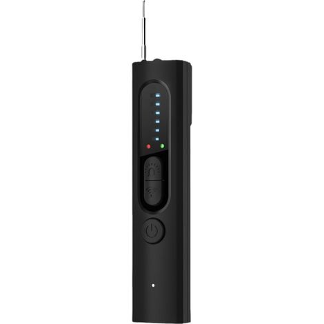 Détecteur de Caméra Cachée 4 en 1 – Micro Espion Détecteur, Détecteur RF sans Fil, GPS Tracker, Anti-Espion, 5 Niveaux de Sensibilité pour Bureau, Hôtel, Maison, Alarme de Sécurité (1/5)
