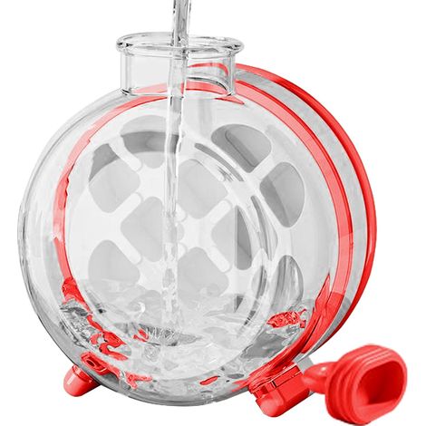 Bouteille 2 en 1 – bac à glaçons + gobelet isotherme, déglacage facile, portable