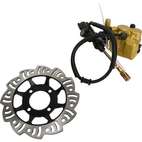 Hintere hydraulische Scheibenbremse mit Hauptbremszylinder und Bremssattel sowie Bremsscheiben für CRF50 und CRF70 (1/5)