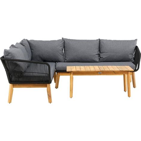 Chania Sofaset schwarz.