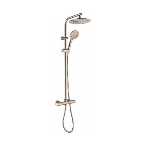 Colonna doccia con rubinetteria tutta in acciaio inox - Rousseau