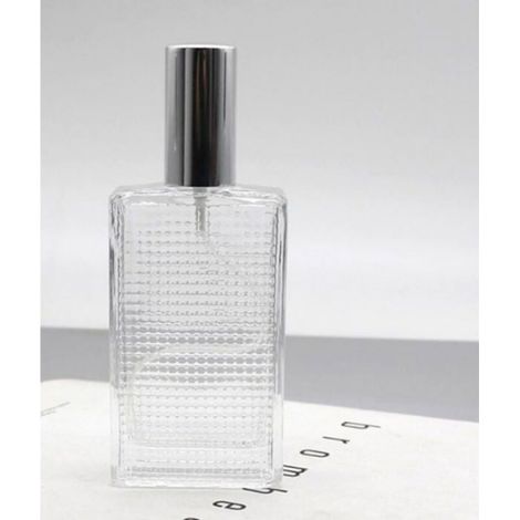 Vaporisateur Parfum - 100 ml - Flacon Verre Carré - Rechargeable Avec Entonnoir - Pour Intérieur Maison Bureau (1/4)