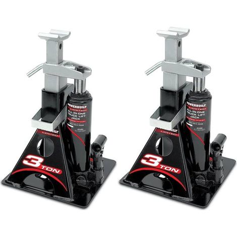 Paire de Chandelles hydrauliques Crics bouteille 3T : IDEAL POUR CAMPING-CAR - CARAVANE