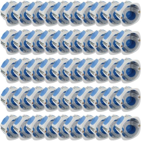 Lot de 50 boîtiers d'appareillage Multimat NO AIR NF Ø67 x 40 mm – Pour cloison sèche – Montage rapide sans entretien – BLM