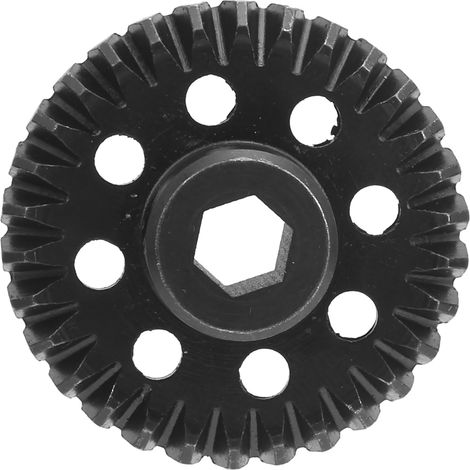 Pignon conique 30 dents alésage hexagonal 8mm module 1.25, pièce de rechange compatible, engrenage coudé pour réparation, acier robuste (1/4)