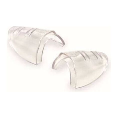 5×4.5×2cm Lot de 5 paires de protections latérales transparentes pour lunettes de sécurité latérales - Protection latérale univer (1/4)