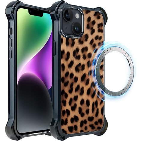 Hülle für iPhone 14 ibizu DropGuard Ultra mit MagSafe, Nature's Call, Panther (1/5)