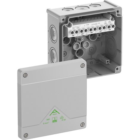 Spelsberg 80642001 Caja de derivación gris IP66 127x70 mm