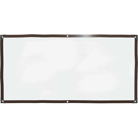 Bâche transparente perforée, 1 x 2 mètres, polyéthylène