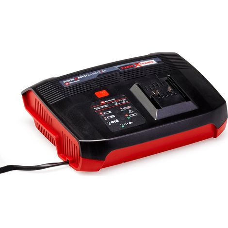 Einhell Chargeur Booster PXC (18V, 220– 240V, Système de charge en 6étapes, Témoin de niveau de charge, Equipé pour être fixé au mur) (1/5)