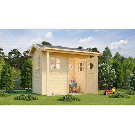 Pingo-Log Cabin, Wooden Garden Room, Timber Summerhouse, Home Office - L230 x W189.4 x H188.1 cm