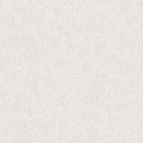 Papier peint uni idéal bureau, salon & couloir | Papier peint intissé beige clair | Tapisserie unie beige claire idéale chambre - 10,05 x 0,53 m (1/5)