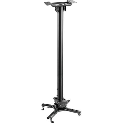 Support plafond vidéoprojecteur, Hauteur 75-115cm, Noir (1/3)