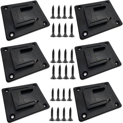 Ensemble de rangement pour outils électriques (6 pièces) avec supports et fentes pour outils 14,4-18 V LXT - DeWalt Milwaukee