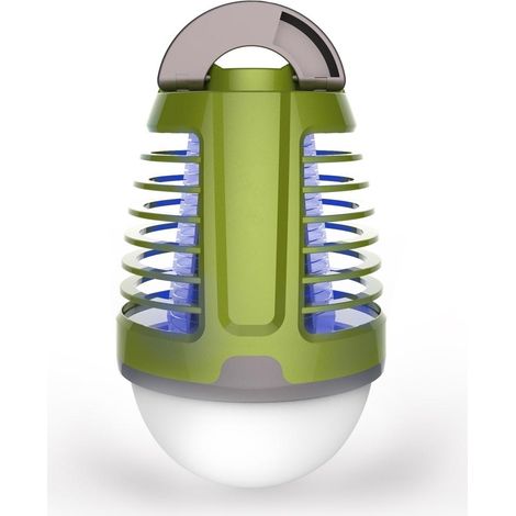 Platinet Lampe insecticide verte portable extérieure 5W
