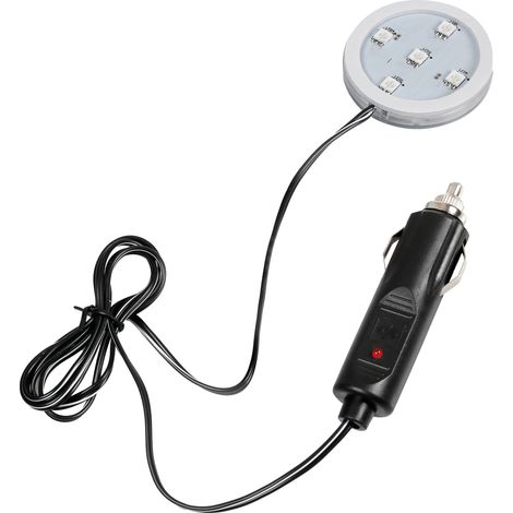 Base led rouge pour désodorisant Trucky 12V 24V – Longueur câble 1,5m – Tension 10-30V – Éclairage pour remorque – Lampa (1/6)