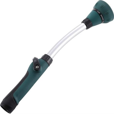 Arroseur à lance de 38 cm (15 pouces) avec 8 jets d'eau réglables, effet pluie et vanne d'arrêt à commande par pouce, idéal pour l (1/5)