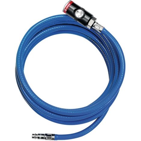 Set di tubi in PVC morbido per aria compressa, diametro interno 6,3 mm, diametro esterno 11 mm, lunghezza 10 m, con raccordo di sicurezza DN 7,4 (1/3)