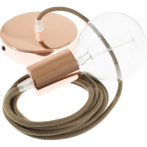 Lámpara creative-cables rc13 60W cobre marrón (1/3)