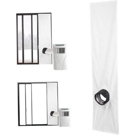 Joint de fenêtre de climatiseur portable 300 cm Ruban fixation étanche réglable Kit fenêtre climatisation mobile universel, kit conditionneur 300 cm (1/5)