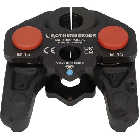 ROTHENBERGER ROMAX NANO iJAW, Mordaza de prensado, M, 15mm - 1000050226